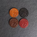 Texas Bluebonnet Stamp Leather Magnet