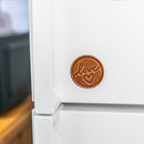 Love Stamp Leather Magnet