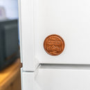 Mountains Calling Stamp Leather Magnet