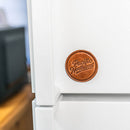 Pacific Northwest Stamp Leather Magnet