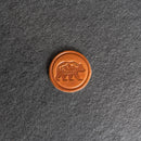 Bear Stamp Leather Magnet