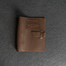 Personalized Leather 3-Ring Mini Recipe Binder with Recipe Cards