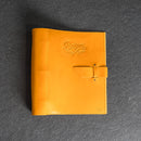 Personalized Leather 3-Ring Recipe Binder with Recipe Cards