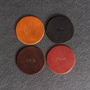 Sir Heroscape Leather Coasters - Individual or Set of 4