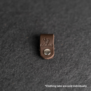 Leather Clothing Tabs - Handmade Stamp Design