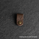 Leather Clothing Tabs - Handmade Stamp Design