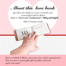 What I Love About Mom Leather Book