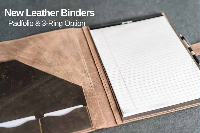 New Leather Binders