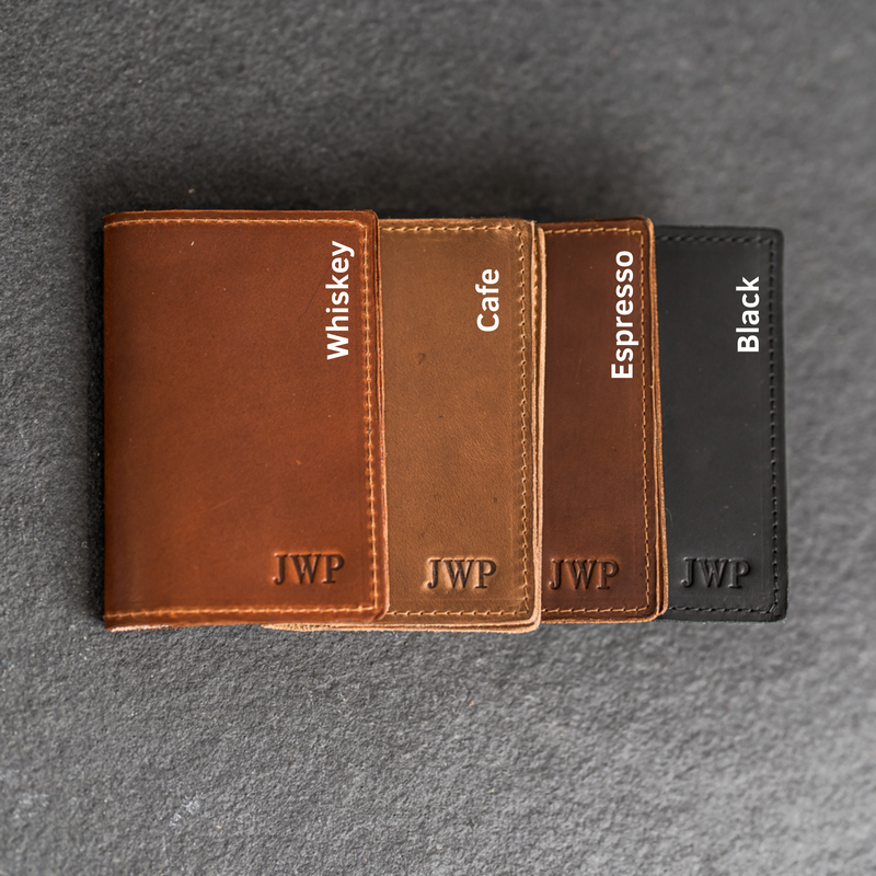 Personalized Leather Passport Cover