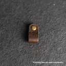 Leather Clothing Tabs - Knit Fast Die Warm Stamp Design