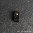 Leather Clothing Tabs - Knit Fast Die Warm Stamp Design