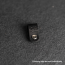 Leather Clothing Tabs - Knit Happens Stamp Design