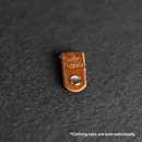 Leather Clothing Tabs - Knit Happens Stamp Design