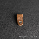 Leather Clothing Tabs - Knit Happens Stamp Design