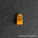 Leather Clothing Tabs - Knit Happens Stamp Design