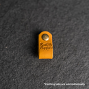 Leather Clothing Tabs - Knit Happens Stamp Design