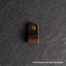 Leather Clothing Tabs - Knit Happens Stamp Design