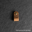 Leather Clothing Tabs - Knit Happens Stamp Design