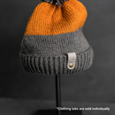 Leather Clothing Tabs - Knit Happens Stamp Design