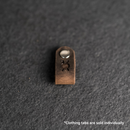 Leather Clothing Tabs - Knitting Needles Stamp Design