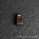 Leather Clothing Tabs - Knitting Needles Stamp Design