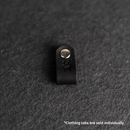 Leather Clothing Tabs - Knitting Needles Stamp Design