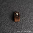 Leather Clothing Tabs - Knitting Needles Stamp Design