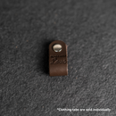 Leather Clothing Tabs - Made with Love Stamp Design