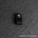 Leather Clothing Tabs - Made with Love Stamp Design