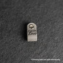 Leather Clothing Tabs - Made with Love Stamp Design