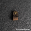 Leather Clothing Tabs - Made with Love Stamp Design