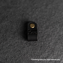 Leather Clothing Tabs - Made with Love Stamp Design