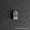 Leather Clothing Tabs - Made with Love Stamp Design