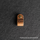 Leather Clothing Tabs - Made with Love Stamp Design