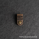 Leather Clothing Tabs - Made with Love Stamp Design