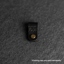 Leather Clothing Tabs - Made with Love Stamp Design