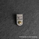 Leather Clothing Tabs - Made with Love Stamp Design