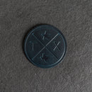Texas Compass Leather Coasters - 4" Round - Sold individually or as a Set of 4