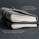 Personalized Leather Journal w/ Snap