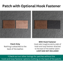 Custom Leather Patches with Optional Hook Fastener - Personalized with Logo, Text, or Initials - Blank Leather Patches