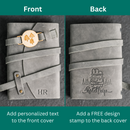 Refillable Leather Adventure Journal with Wrap Closure | Personalized Travel Gift | Travel Notebook | Leather Journal