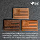 Leather Patch Tactical Hat - Trucker Style - American Flag