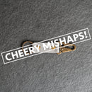 Cheery Mishaps - Push Clip Leather Keychain
