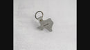 Texas Keychain | Personalized Premium Leather Keychain | Custom Key Fob | Leather Gift Handmade in the USA