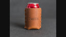 Personalized Leather Can Holder Drink Sleeve