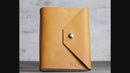 Personalized Leather Journal w/ Snap