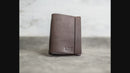 Refillable Personalized Leather Pocket Journal with Professional Elastic Closure