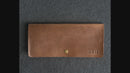 Long Wallet - Single Sided - Personalized Leather Wallet