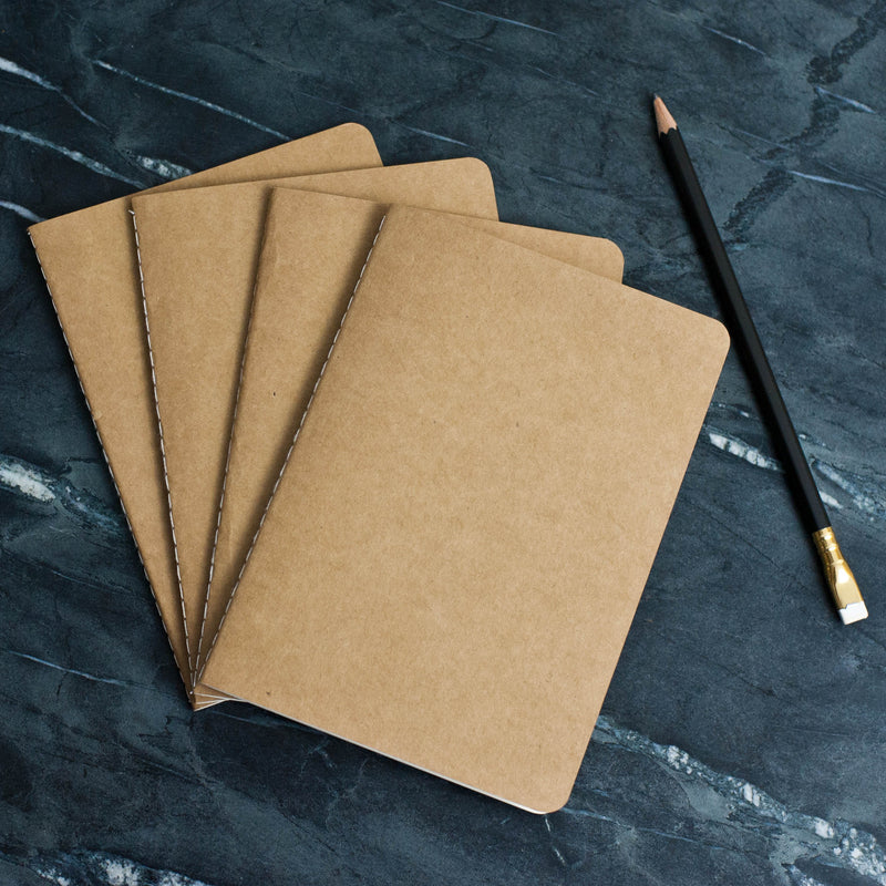Kraft Notebook Refills for Refillable Leather Journal - Ox & Pine