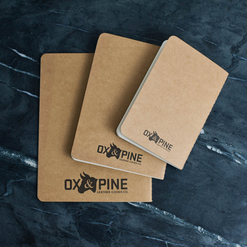 Personalized Refillable Wrap Leather Journal - Notebooks - Ox & Pine